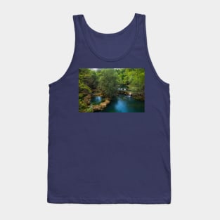 The Small Waterfalls at Martin Brod in Bosnia Tank Top